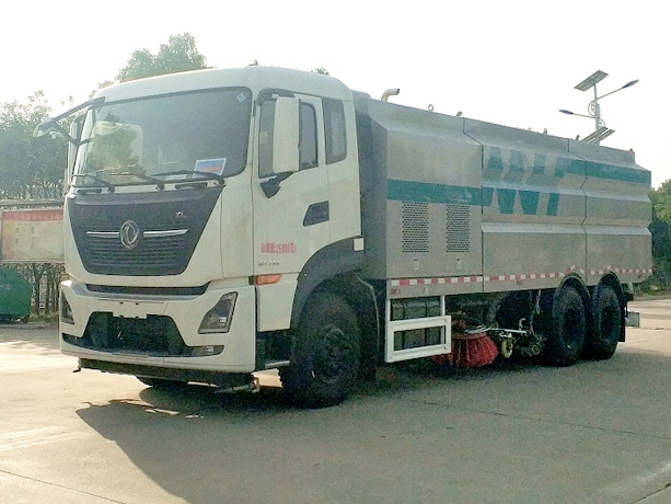東風天龍12水10塵洗掃車
