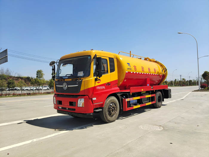 國六東風天錦15方吸污車